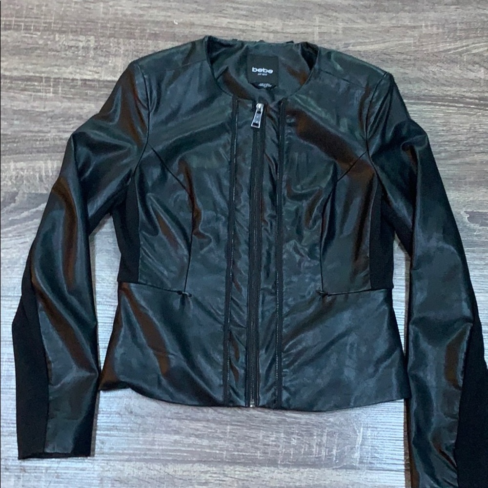 Bebe leather jacket